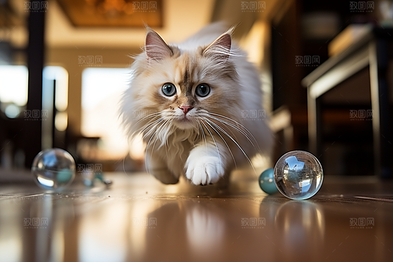 布偶猫清新生活摄影图