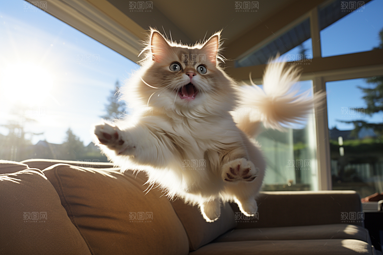 布偶猫家居仙女猫摄影图