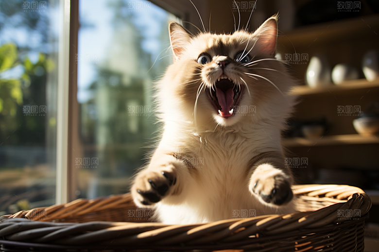 布偶猫可爱仙女猫摄影图