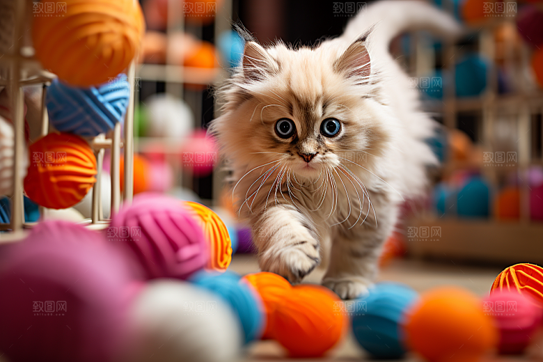 布偶猫自然可爱摄影图