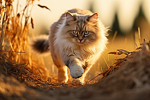 布偶猫宠物自然摄影图