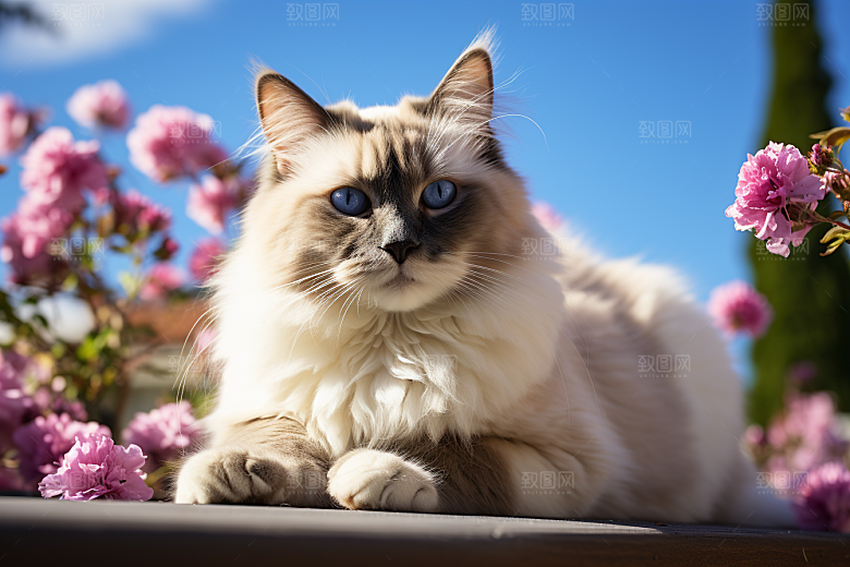 布偶猫高清清新摄影图