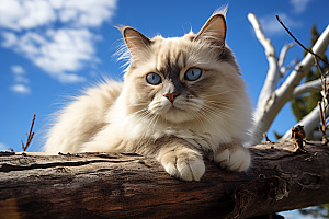 布偶猫仙女猫生活摄影图