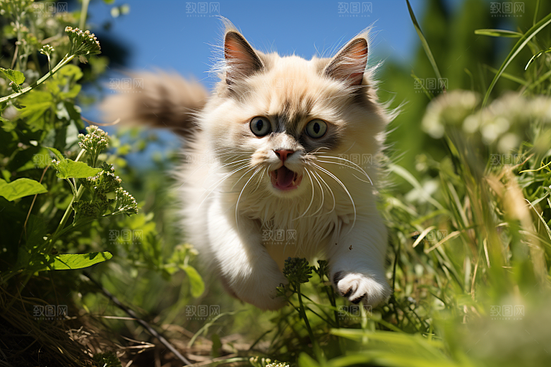 布偶猫可爱家居摄影图