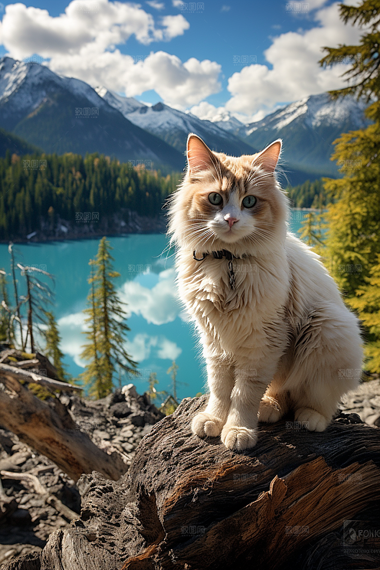 布偶猫仙女猫清新摄影图