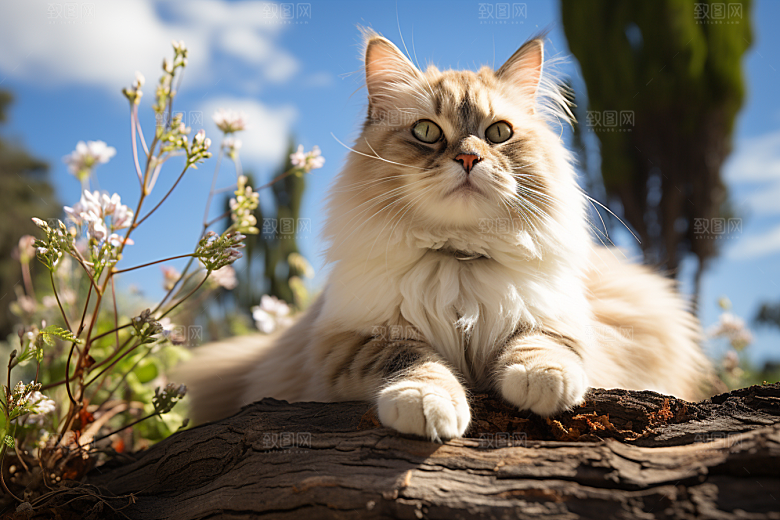 布偶猫长毛猫仙女猫摄影图