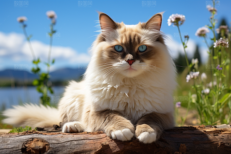 布偶猫家居宠物摄影图