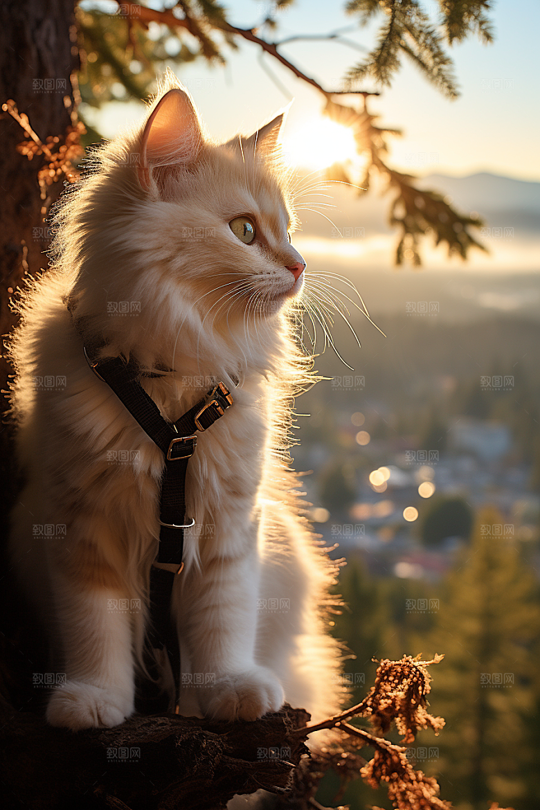 布偶猫自然生活摄影图