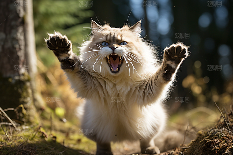 布偶猫仙女猫长毛猫摄影图