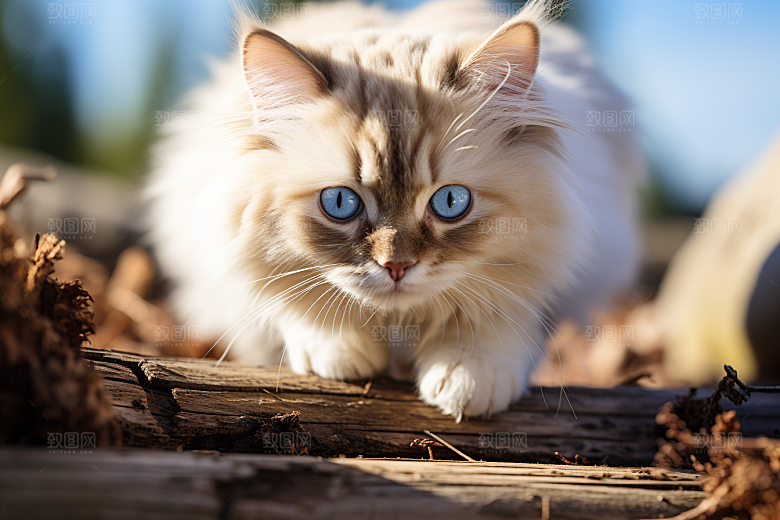 布偶猫清新宠物摄影图