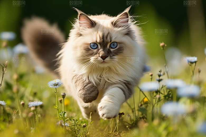 布偶猫家居宠物摄影图