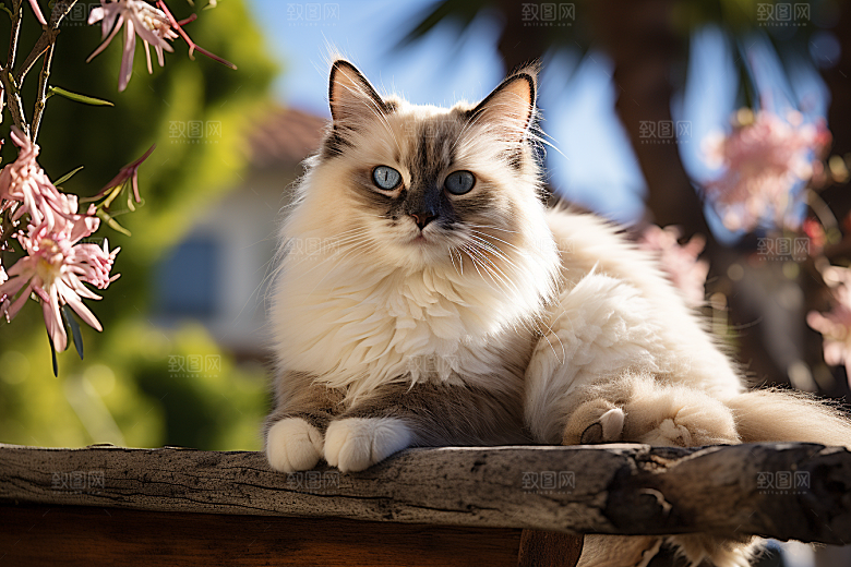 布偶猫仙女猫高清摄影图