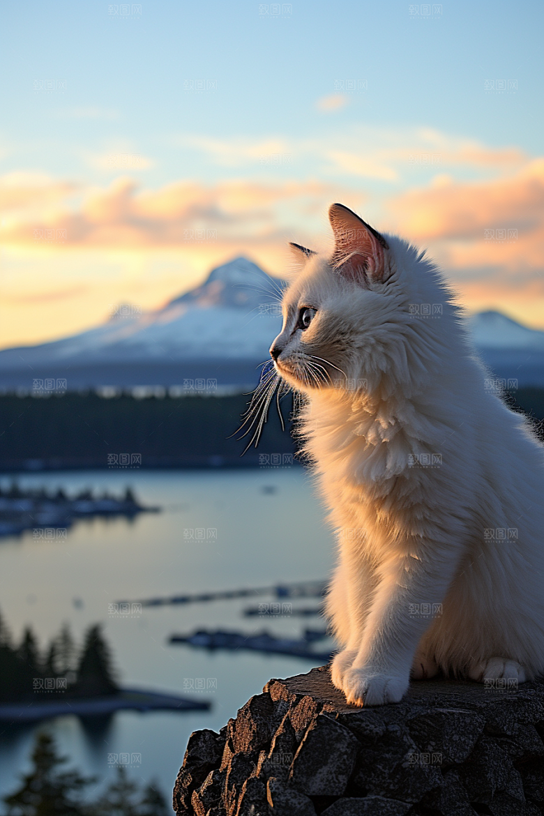 布偶猫宠物仙女猫摄影图