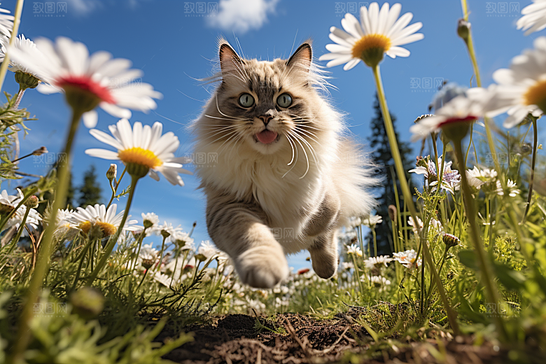 布偶猫仙女猫养宠摄影图