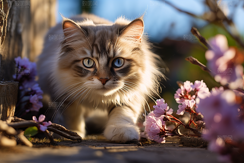 布偶猫宠物仙女猫摄影图