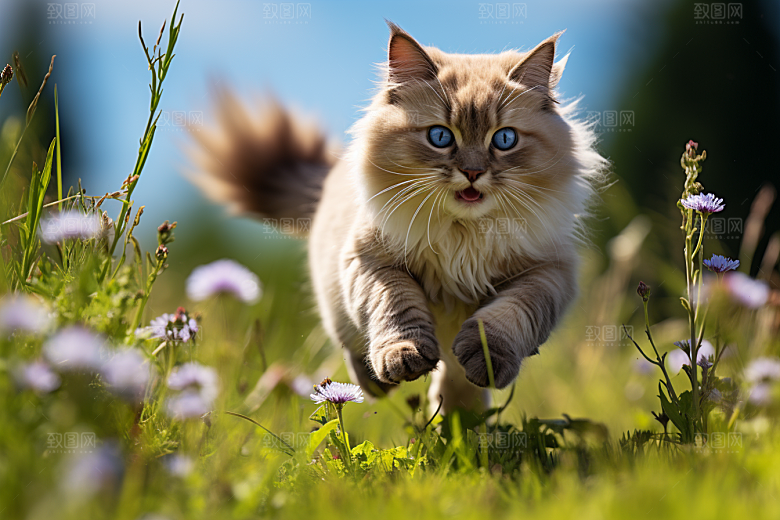 布偶猫家居生活摄影图