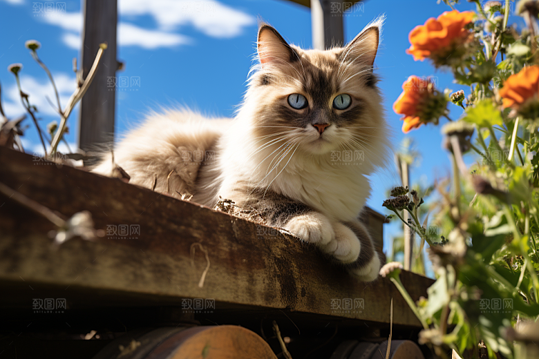 布偶猫仙女猫生活摄影图