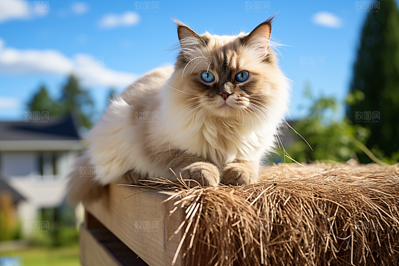 布偶猫宠物仙女猫摄影图