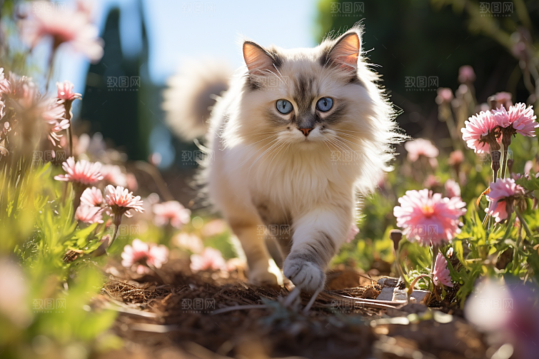 布偶猫生活仙女猫摄影图