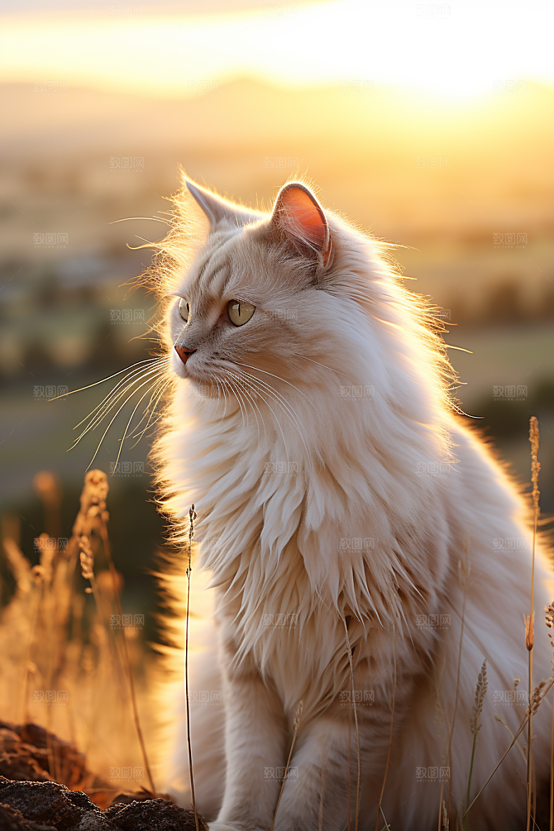 布偶猫清新生活摄影图