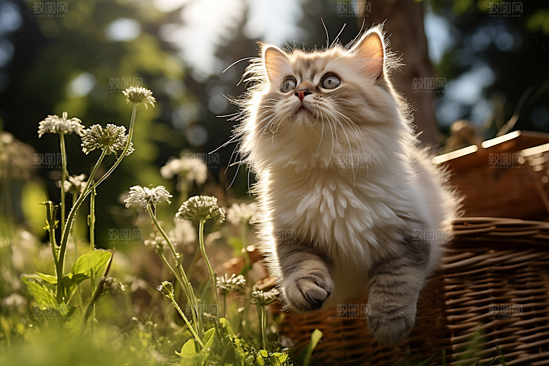 布偶猫可爱仙女猫摄影图