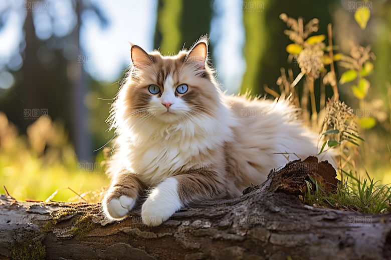布偶猫仙女猫可爱摄影图