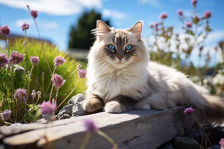 布偶猫家居仙女猫摄影图