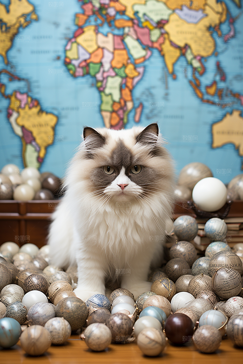布偶猫可爱自然摄影图