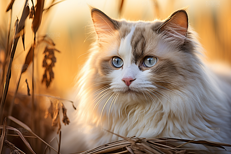 布偶猫仙女猫可爱摄影图