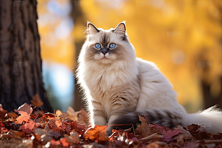 布偶猫生活高清摄影图