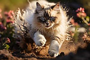 布偶猫高清家居摄影图