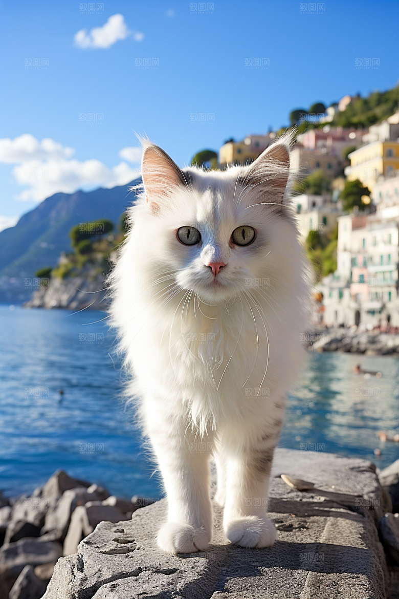 布偶猫清新宠物摄影图