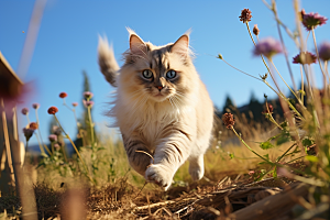 布偶猫家居宠物摄影图