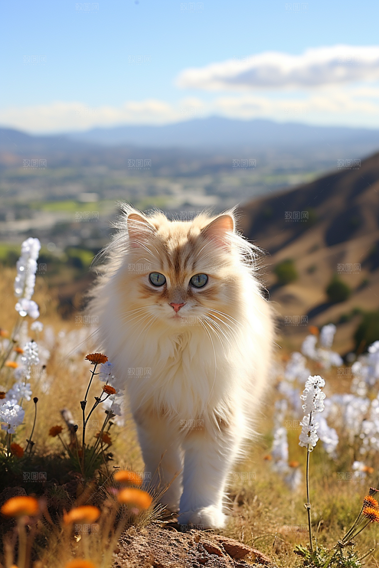 布偶猫自然可爱摄影图