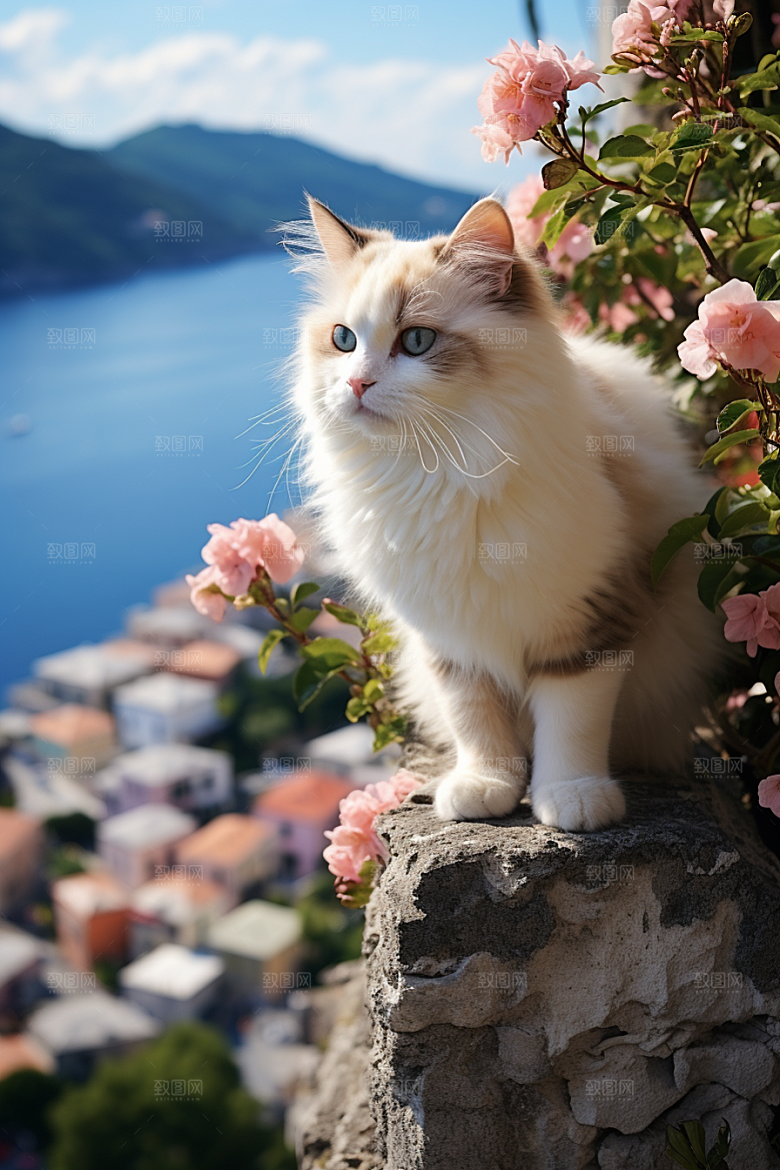 布偶猫自然生活摄影图