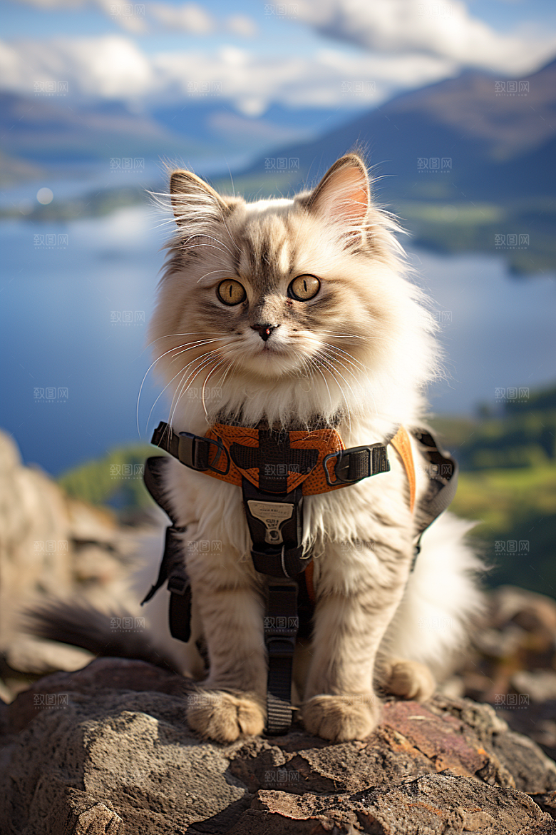 布偶猫生活自然摄影图