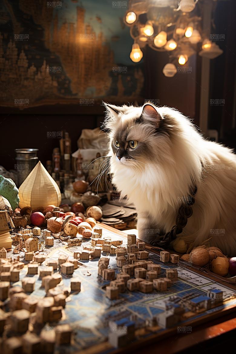 布偶猫家居可爱摄影图