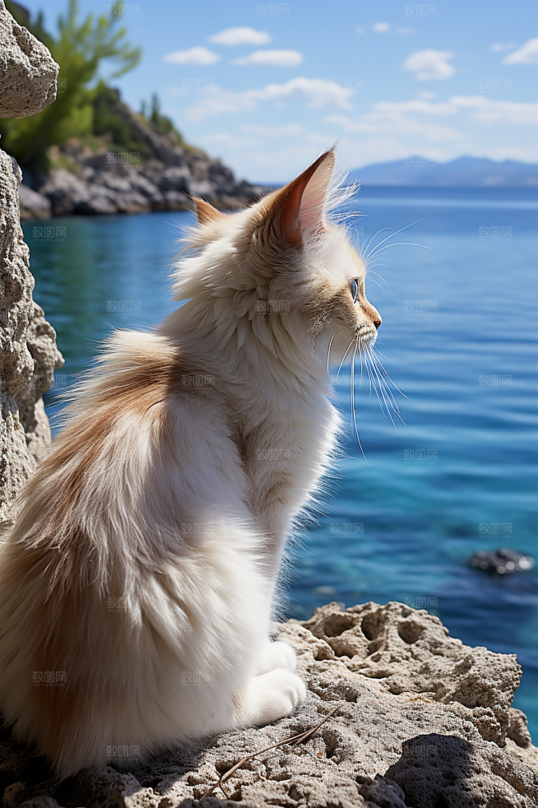布偶猫生活长毛猫摄影图