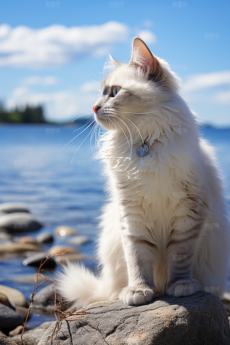 布偶猫清新仙女猫摄影图