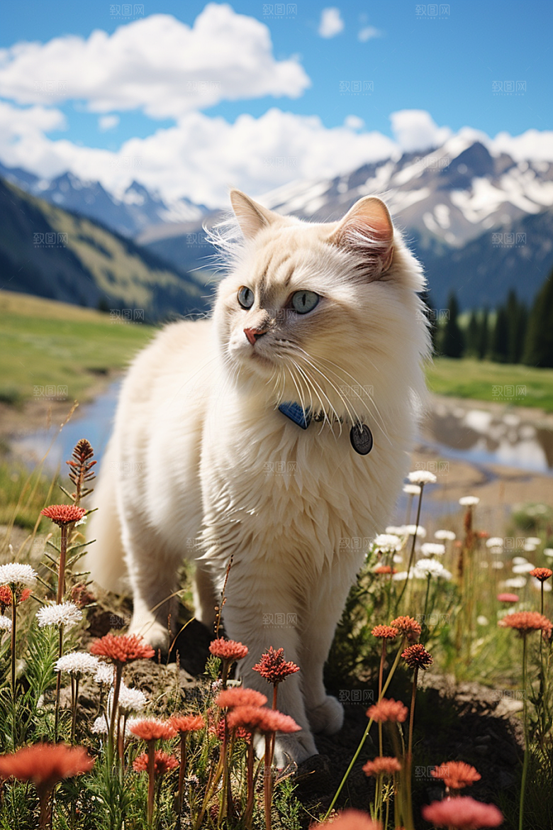 布偶猫宠物高清摄影图