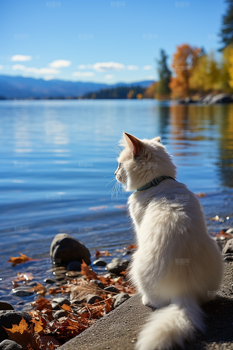 布偶猫生活自然摄影图