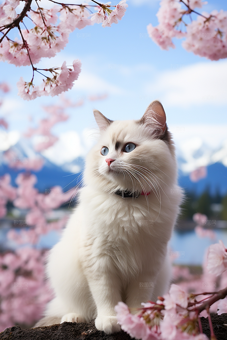 布偶猫家居仙女猫摄影图
