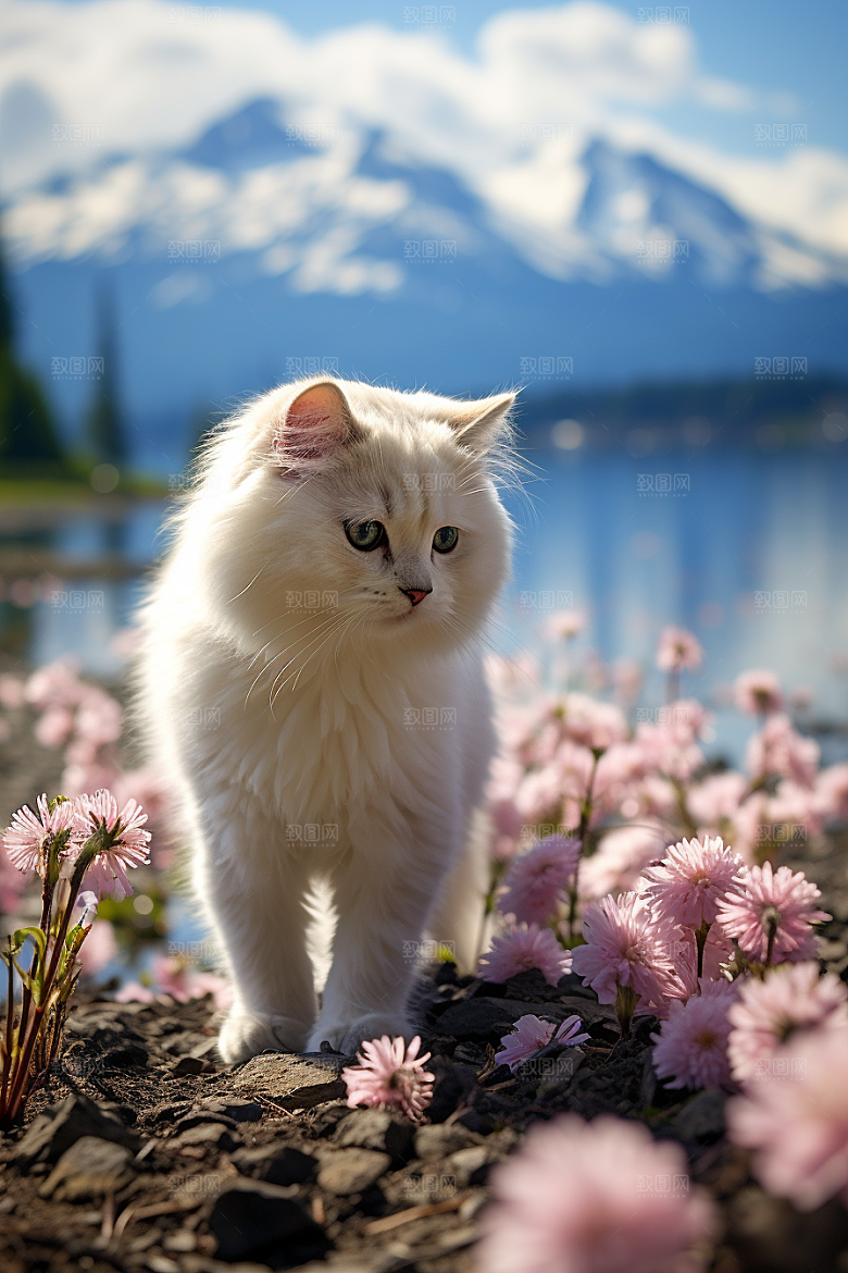布偶猫生活清新摄影图