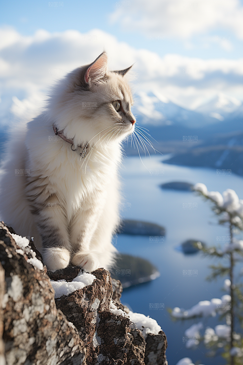 布偶猫仙女猫养宠摄影图