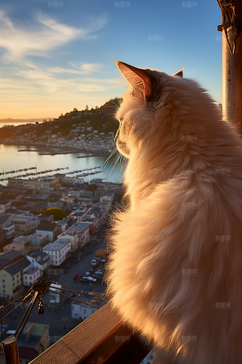 布偶猫生活长毛猫摄影图