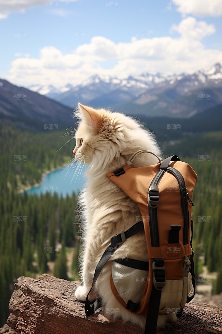 布偶猫宠物养宠摄影图