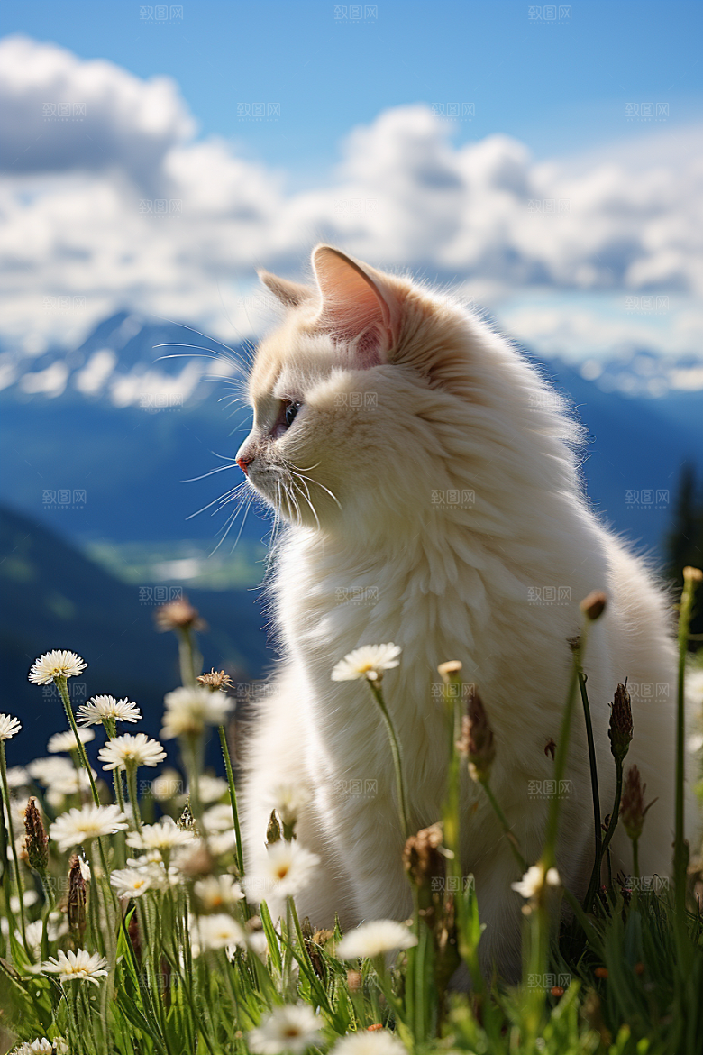 布偶猫可爱自然摄影图