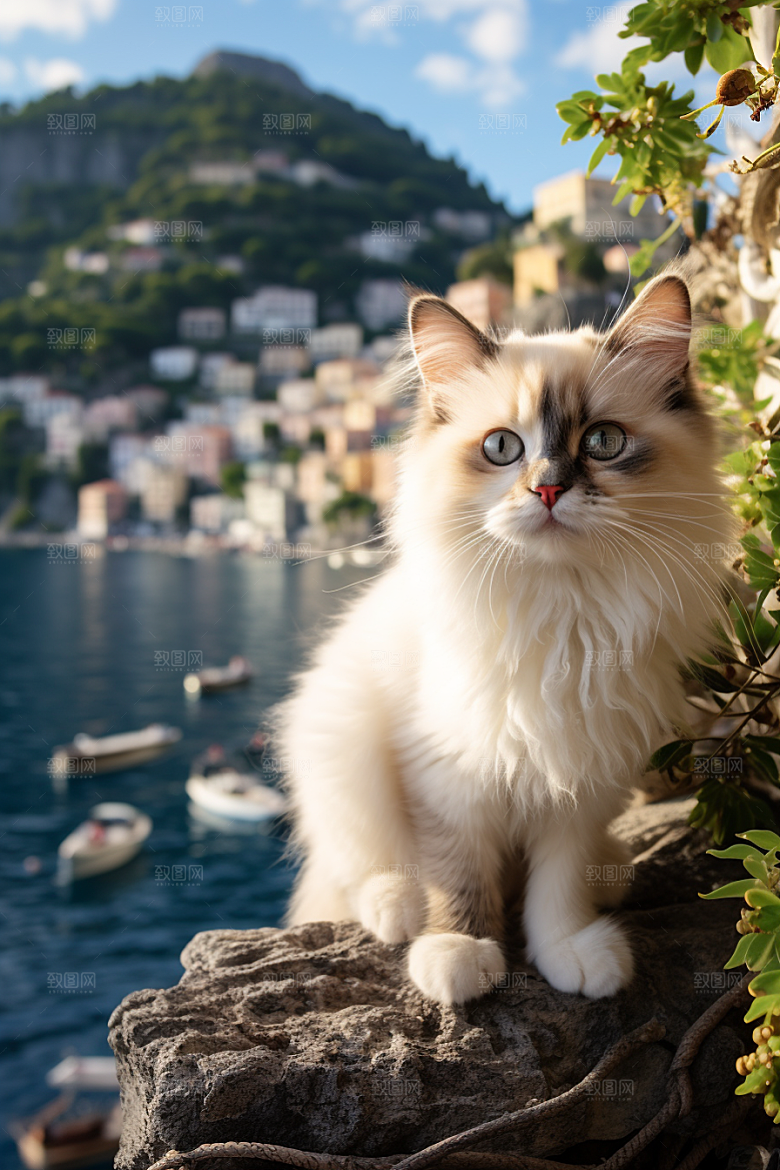 布偶猫自然仙女猫摄影图
