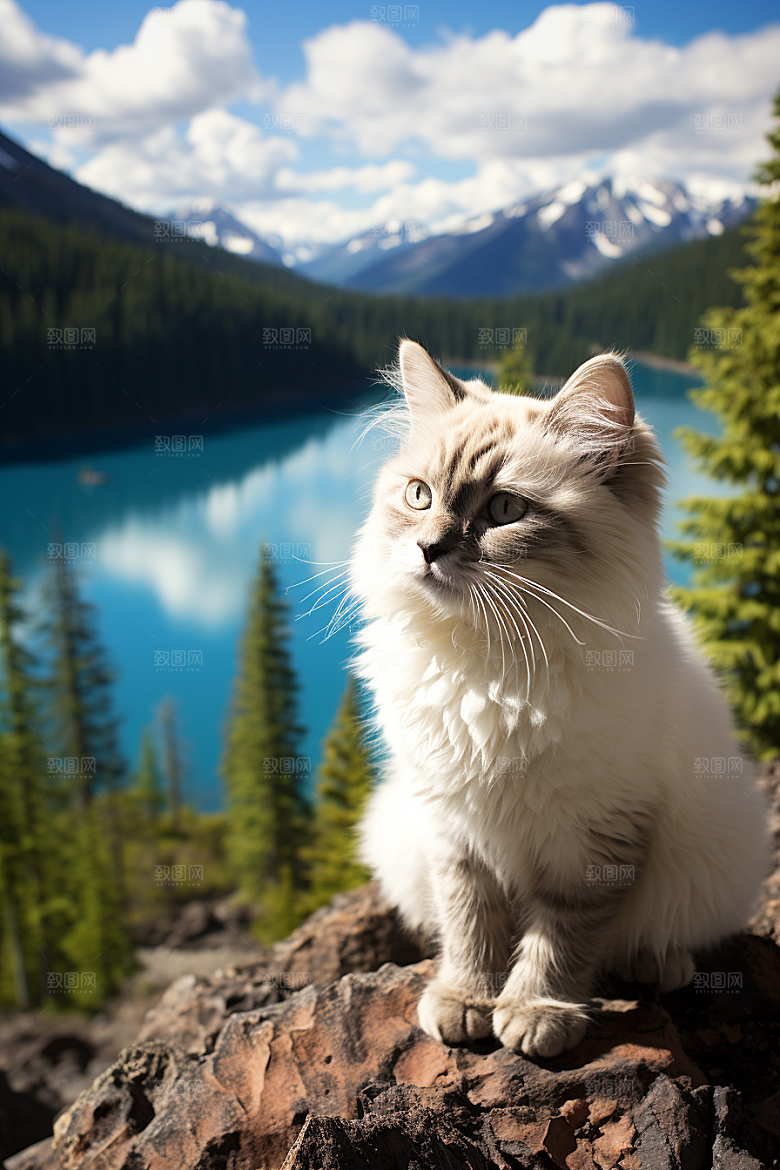 布偶猫可爱生活摄影图