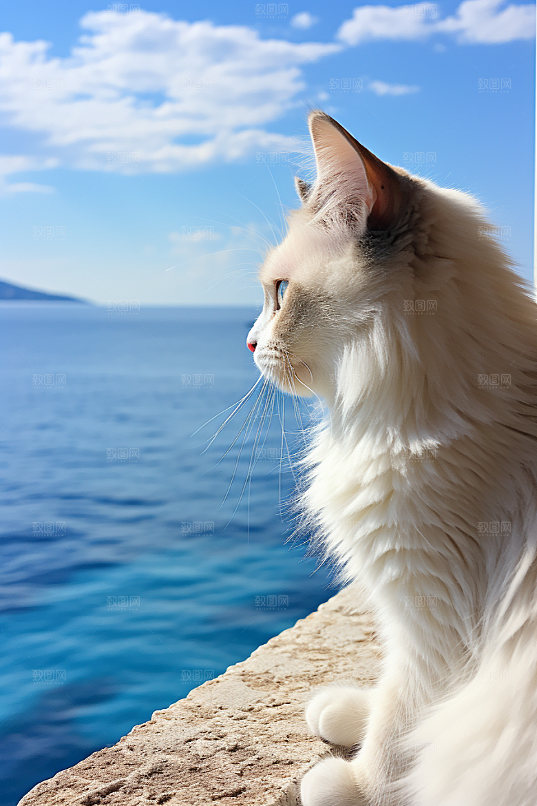 布偶猫宠物养宠摄影图